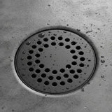 Rejilla Piso Cuadrada 10 X 10 Negro Mate Diseño Moderno SS304