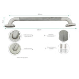 Barra De Seguridad Sus304 Grafilada - 60cm | Seguridad En Acero Inoxidable Satinada (Copia)