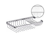 Jabonera Para Baño Canastilla Dos Puestos Cromada