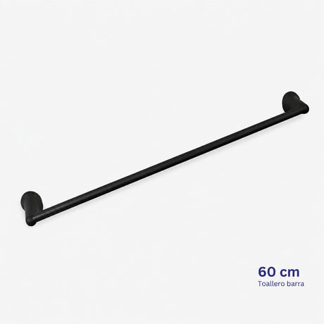 Set de Accesorios de Baño Notte Negro de 6 Piezas