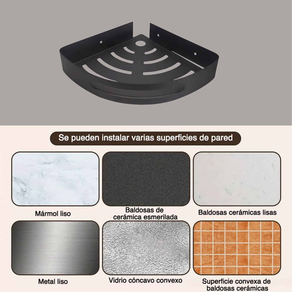 Repisa Esquinera Negra para Baño: Elegancia y Funcionalidad sin Complicaciones