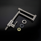 Grifería Monocontrol Cuello Plegable Niquel Texturizado Sovrano