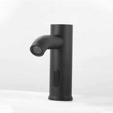 Grifería Sensor para Lavamanos Negra Mate 110V o Baterías 15,2 cm