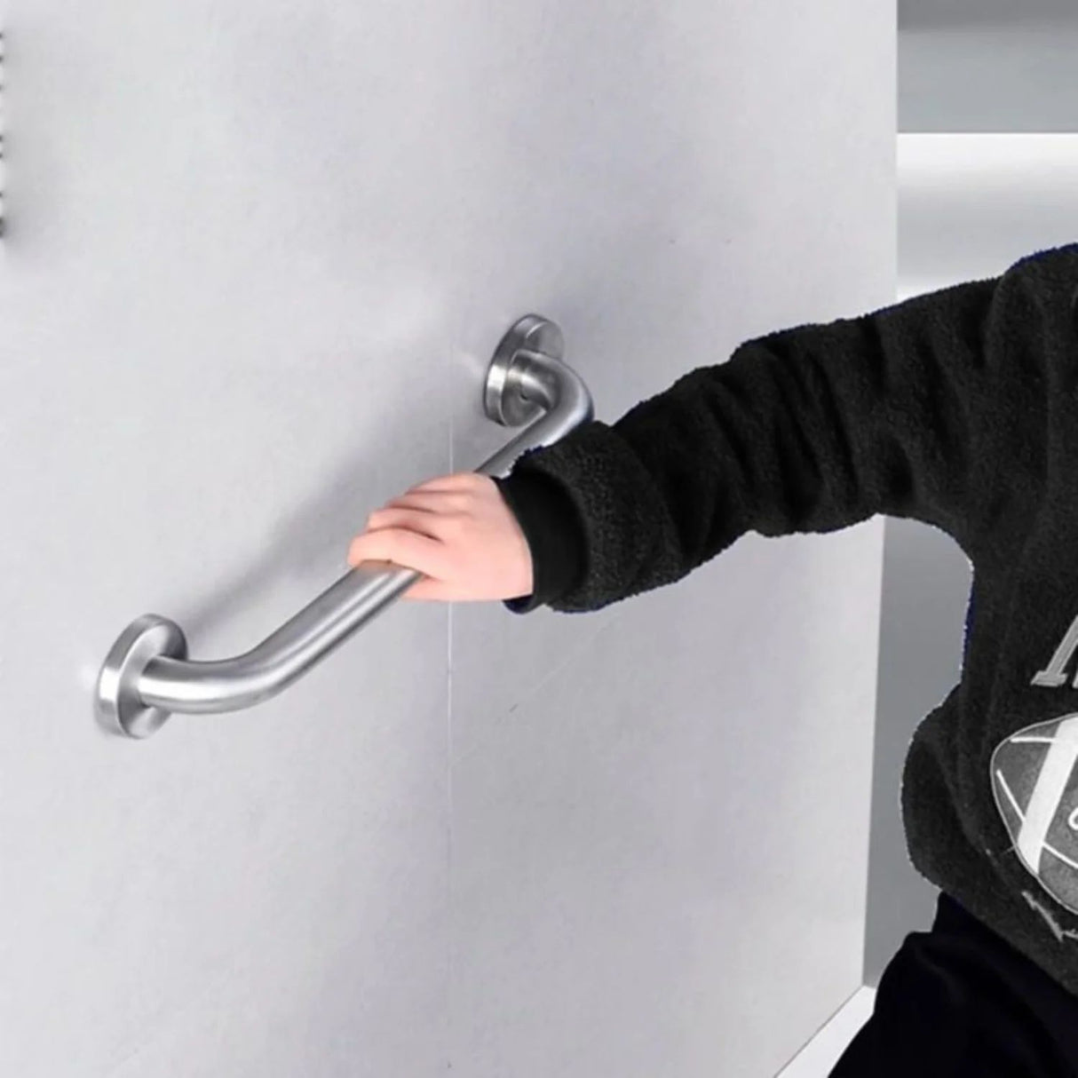 Barra Apoyo Ducha Acero Inoxidable 40Cm Antideslizant