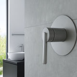 Griferia Ducha Monocontrol Sottile Gris Concreto Baño