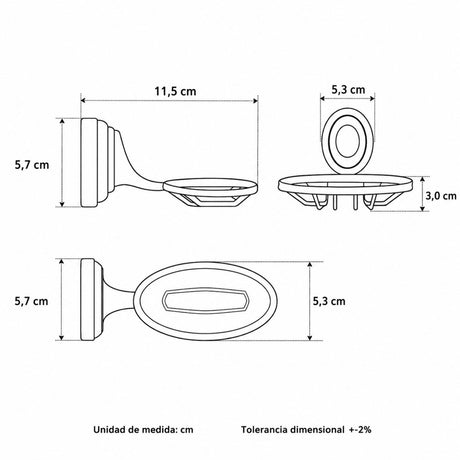 Set de Accesorios de Baño Colomba Cromado de 5 Piezas