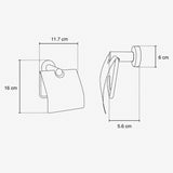 Kit de Accesorios de Baño Colomba Cromado de 6 Piezas