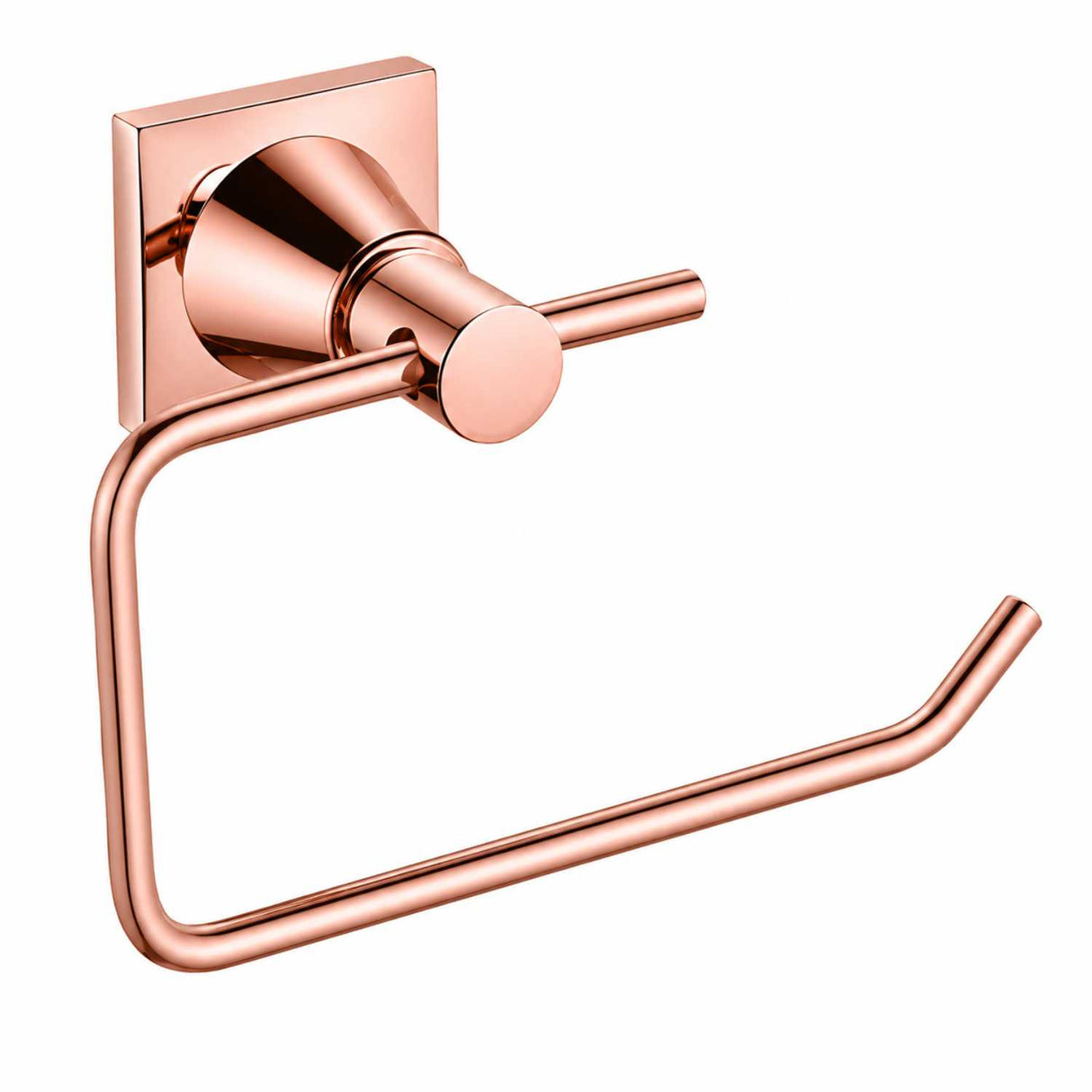Juego de Accesorios de Baño Lujo Oro Rosa 6 Piezas con Toallero, Portarrollos y Jabonera