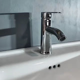 Set Lavamanos Espejo PVC Resistente Humedad - Mueble 2 Puertas Gris Mármol