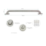 Barra de Seguridad en Acero SUS304 Satinado 80 cm – Resistente y Fácil Instalación