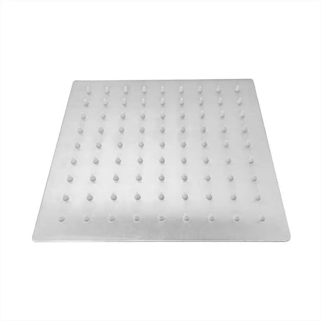 Regadera Cuadrada Satinada de 8 Pulgadas