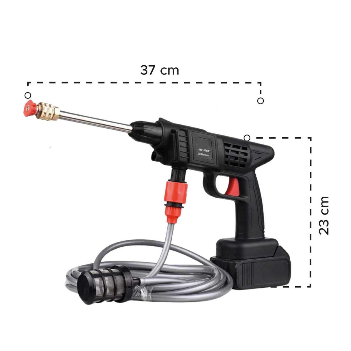 Hidrolavadora Inalámbrica 48V 🚿⚡ Limpieza portátil con potencia y comodidad