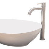 Kit Lavamanos Canoa, Griferia Agua Fría Acero Y Desagüe
