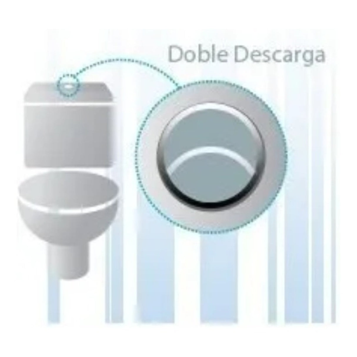Boton De Push Para Sanitario Doble Descarga