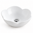 Lavamanos de Sobreponer Flor Blanco Ø40 cm - imagen principal