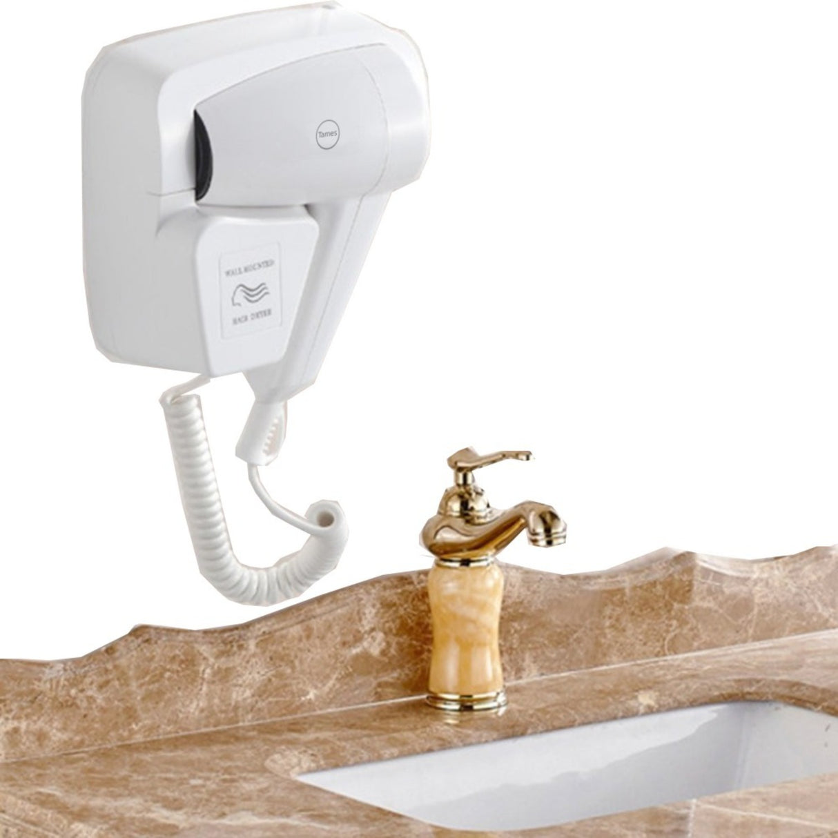 Secador De Cabello Tipo Hotel A Pared 1200w Alta Potencia