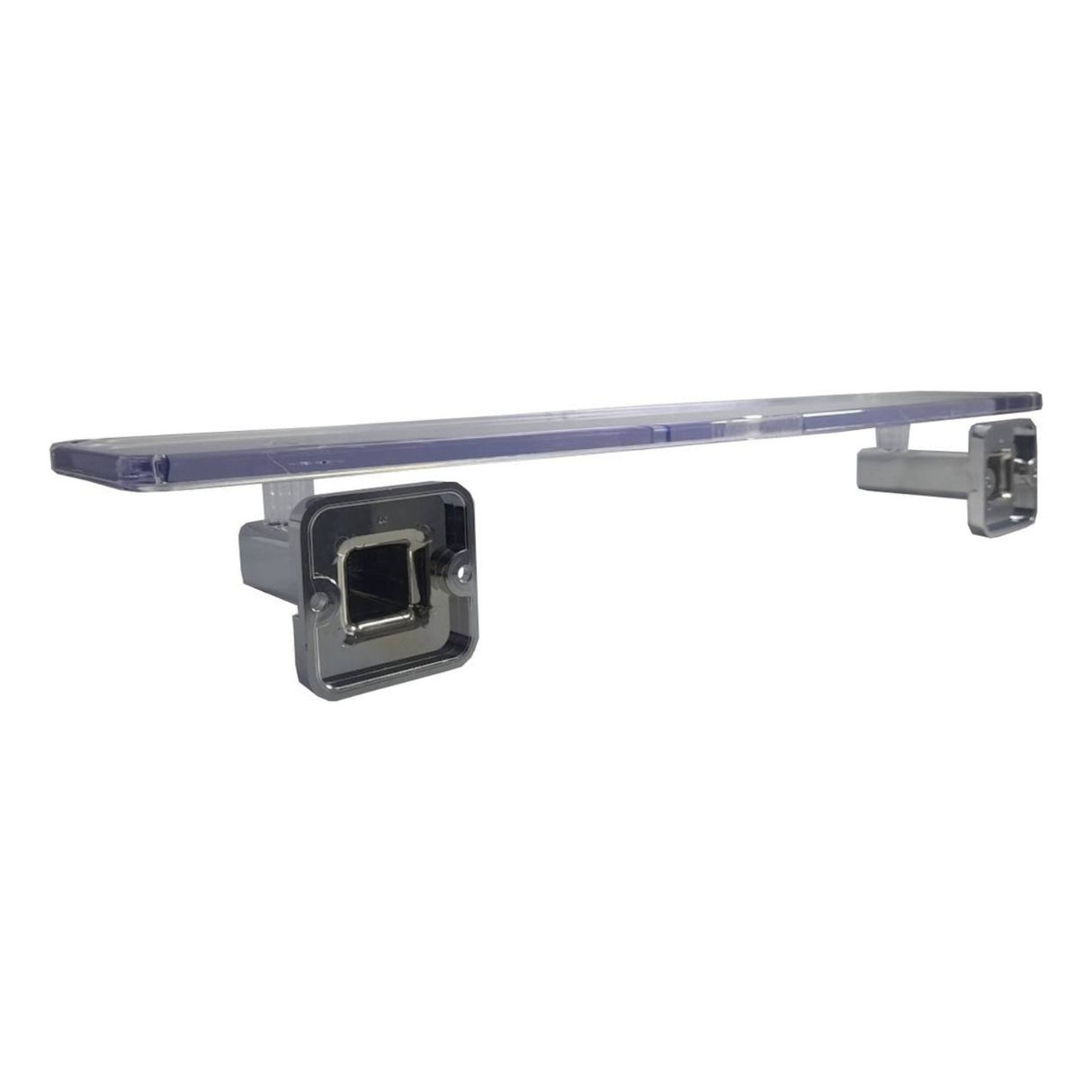 Repisa Acrilica Rectangular Con Resistencia 9 Kg 45 x 12.5 cm