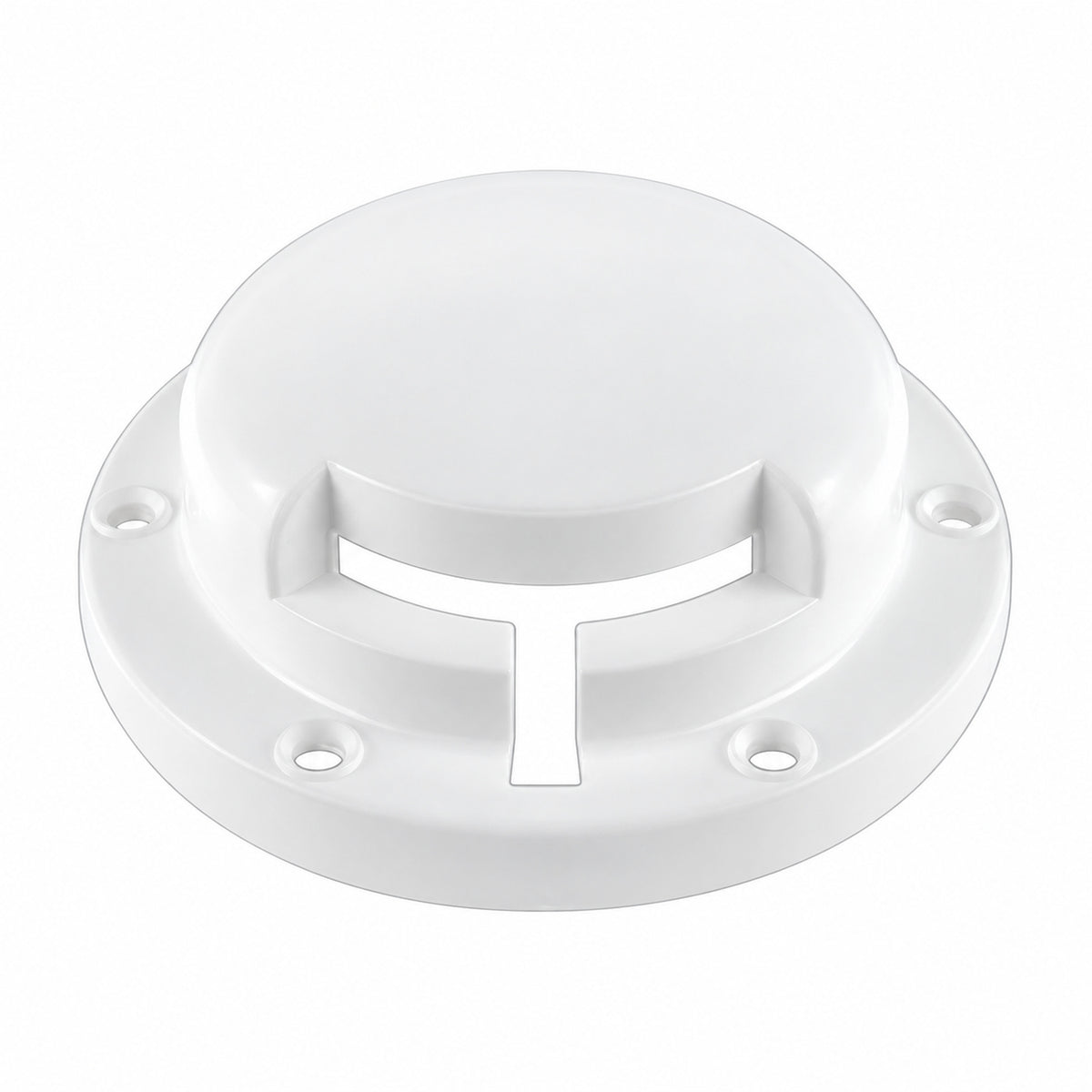 Tapa Fusion Blanca Para Ducha 220 V sobre fondo blanco