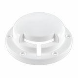 Tapa Fusion Blanca Para Ducha 220 V sobre fondo blanco