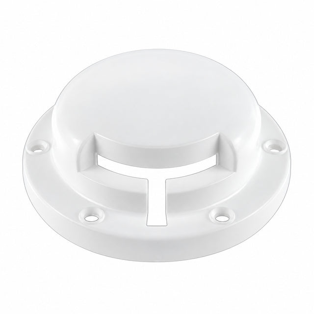 Tapa Fusion Blanca Para Ducha 220 V sobre fondo blanco
