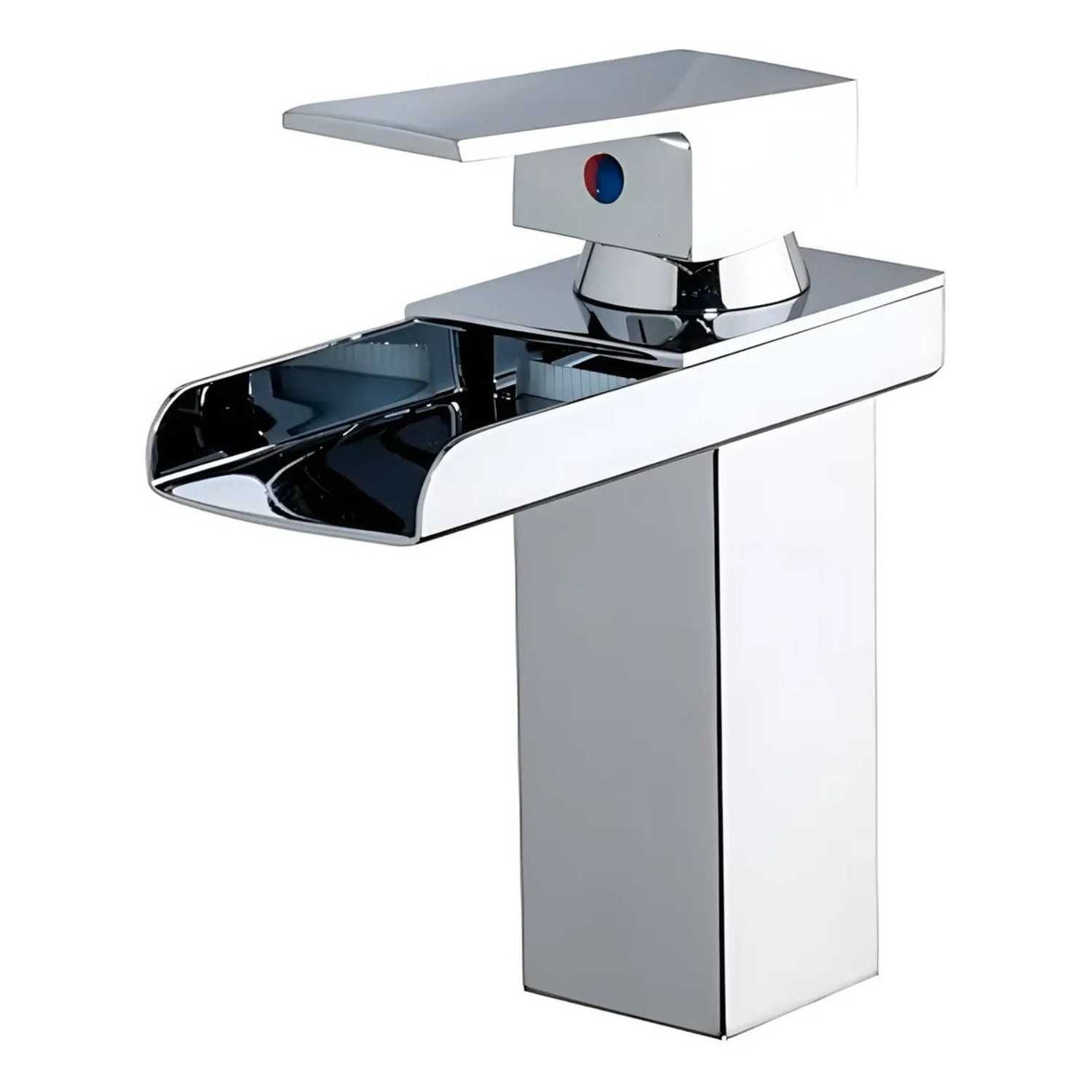Grifería Lavamanos Bajo Cascada Monocontrol 20 cm con Salida Tipo Cascada