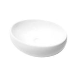 Lavamanos Sobreponer Ovalado Blanco Deluxe 42 cm (largo) x 30 cm (ancho) x 15.5 cm (alto)