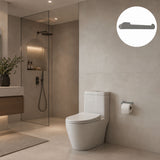 Portarrollos Kassel Gris Cobalto en Zamak 16,5 cm para Baño