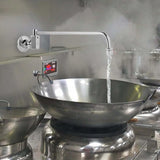 Griferia Restaurante Oscilante Automático Sunrise 12” para Rango de Wok Comercial