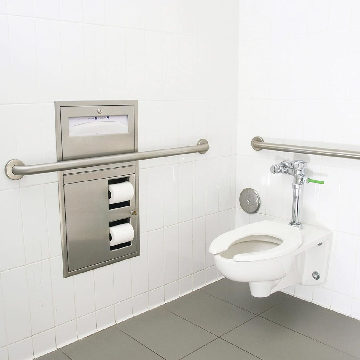 Barra de Seguridad en Acero SUS304 Satinado 80 cm – Resistente y Fácil Instalación