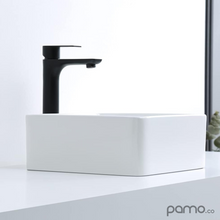 Lavamanos Porcelana Blanco Cuadrado De 39x39x15 Tipo Vessel