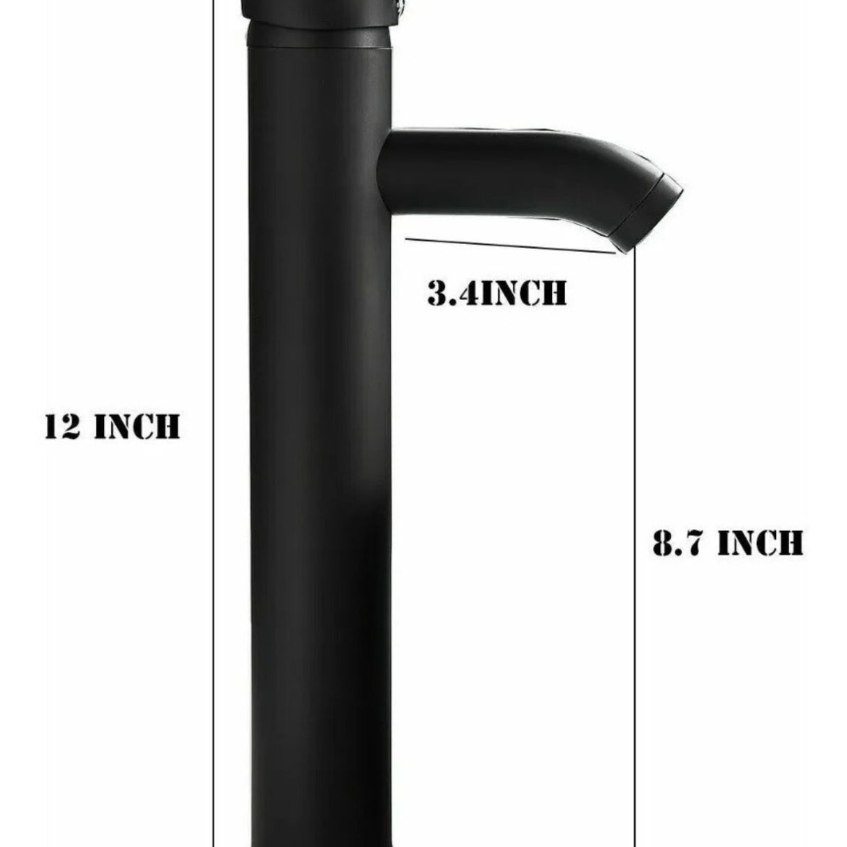 Kit Completo Lavamanos Blanco Canoa- Desagüe -griferia Negra