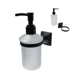 Set de Accesorios para Baño Negro Mate x4 Piezas