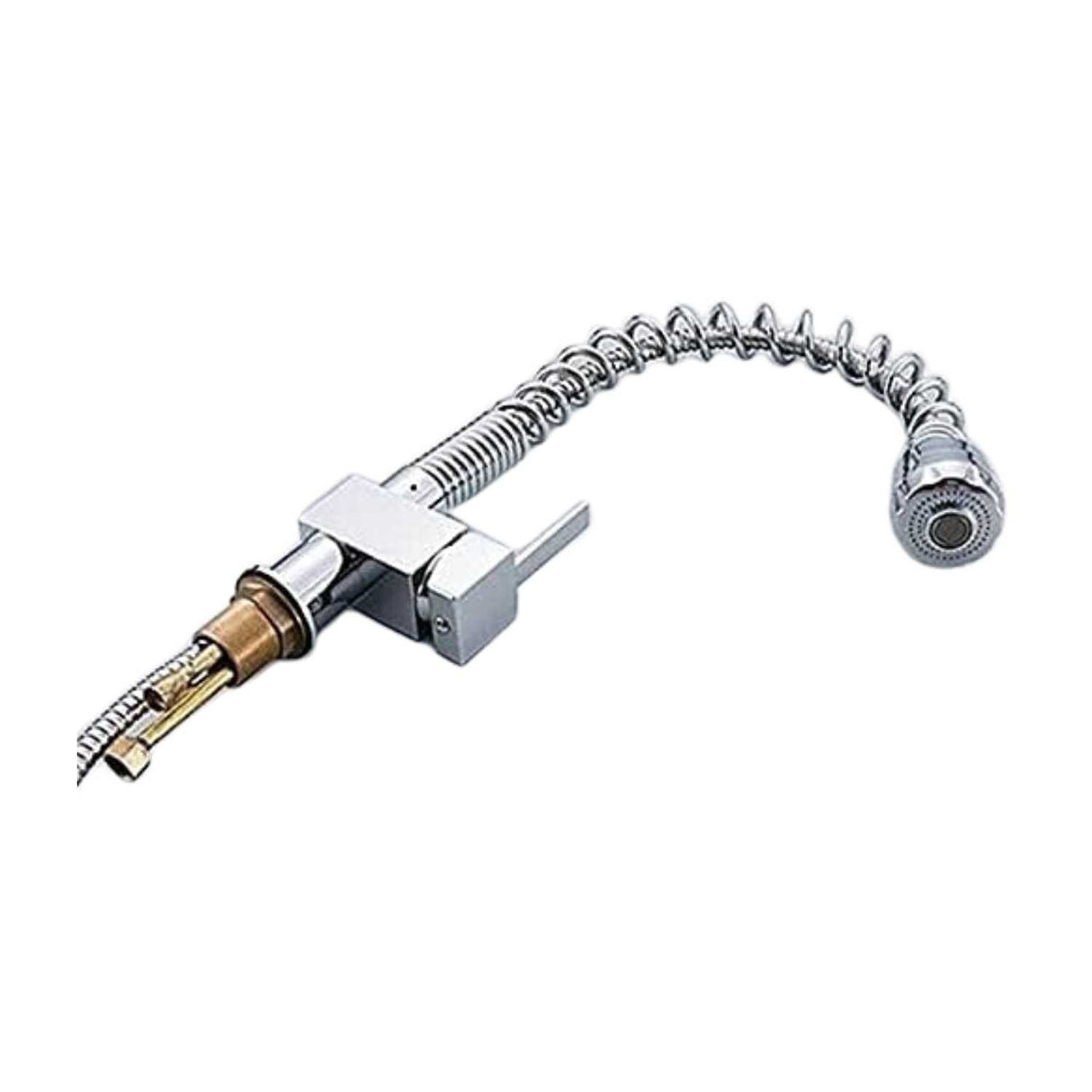 Grifería Monocontrol Lavaplatos Semi Industrial Satin con Cabezote Extraíble 33 cm Acero 304