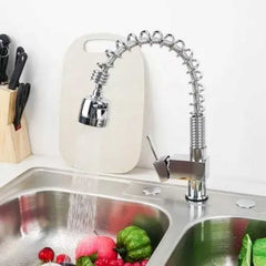 Monocontrol Lavaplatos Semi Industrial Cromado con Cabezote Extraíble | Grifería Moderna para Cocina