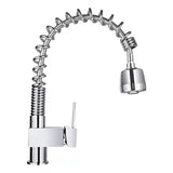 Monocontrol Lavaplatos Semi Industrial Cromado con Cabezote Extraíble | Grifería Moderna para Cocina