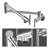 Llave Pared Escualizable Acero Inoxidable 304 Satin 58 cm | Grifería Flexible para Cocina