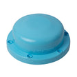 Tapa Victory Azul Para Ducha 110 V sobre fondo blanco
