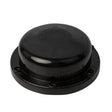 Tapa Victory Negra Para Ducha 110 V sobre fondo blanco