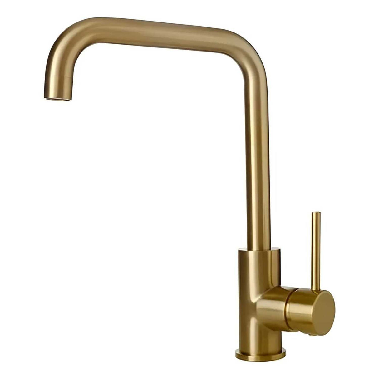 Grifo Monocontrol Para Cocina Dorado Cepillado 30 cm de alto
