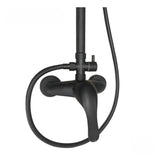 Columna de Ducha Notte Negra 114 cm con Monomando y Teleducha de 5 Funciones