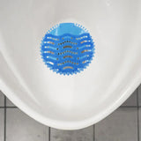 Pantalla desodorante antisalpicaduras para orinal azul en EVA de 17 x 17 cm, vista 7