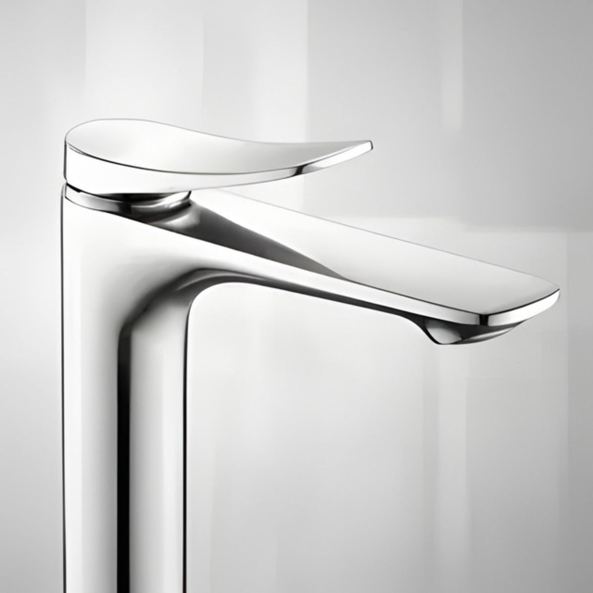 Lavamanos Monocontrol Alto Volare Níquel Texturizado Diseño Moderno