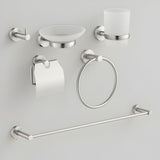 Juego De Accesorios Para Baño X 6 Sovrano Níquel Texturiza