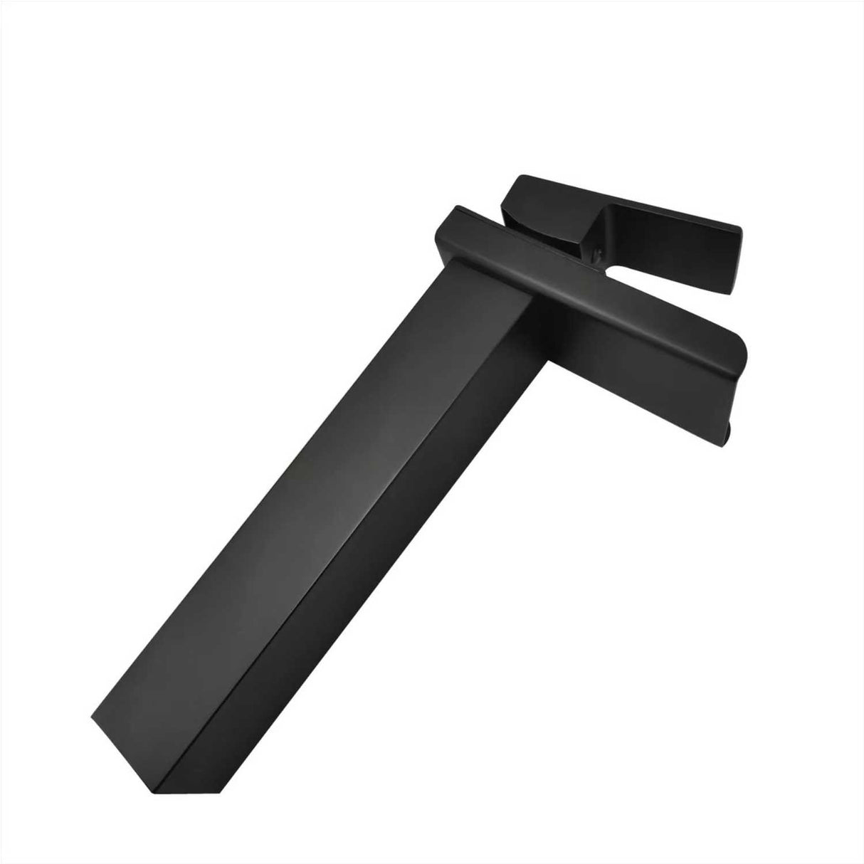 Grifería Monocontrol Alta Cascada Negra Mate 29 cm para Lavamanos Sobreponer