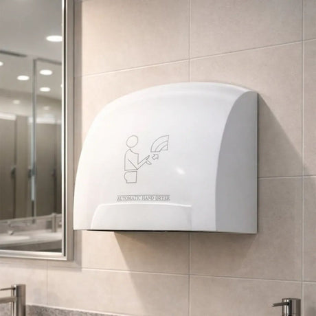 Secador de Manos Automático con Sensor Blanco 26 cm 220 V