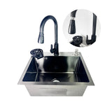 Lavaplatos Negro Premium 50x45 Acero Inoxidale 304