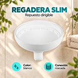 Regadera Slim Dirigible Blanca Para Ducha, características