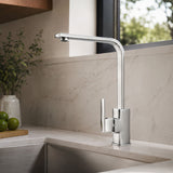 Grifería Monocontrol Vertical Düsseldorf Cromada para Lavaplatos con Alcance de 24 cm