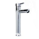 Grifería Monocontrol Lavamanos Alto Cuello Recto Largo | Diseño Moderno para Baño Premium