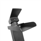Grifería Monocontrol Alta Cascada Negra Mate 29 cm para Lavamanos Sobreponer